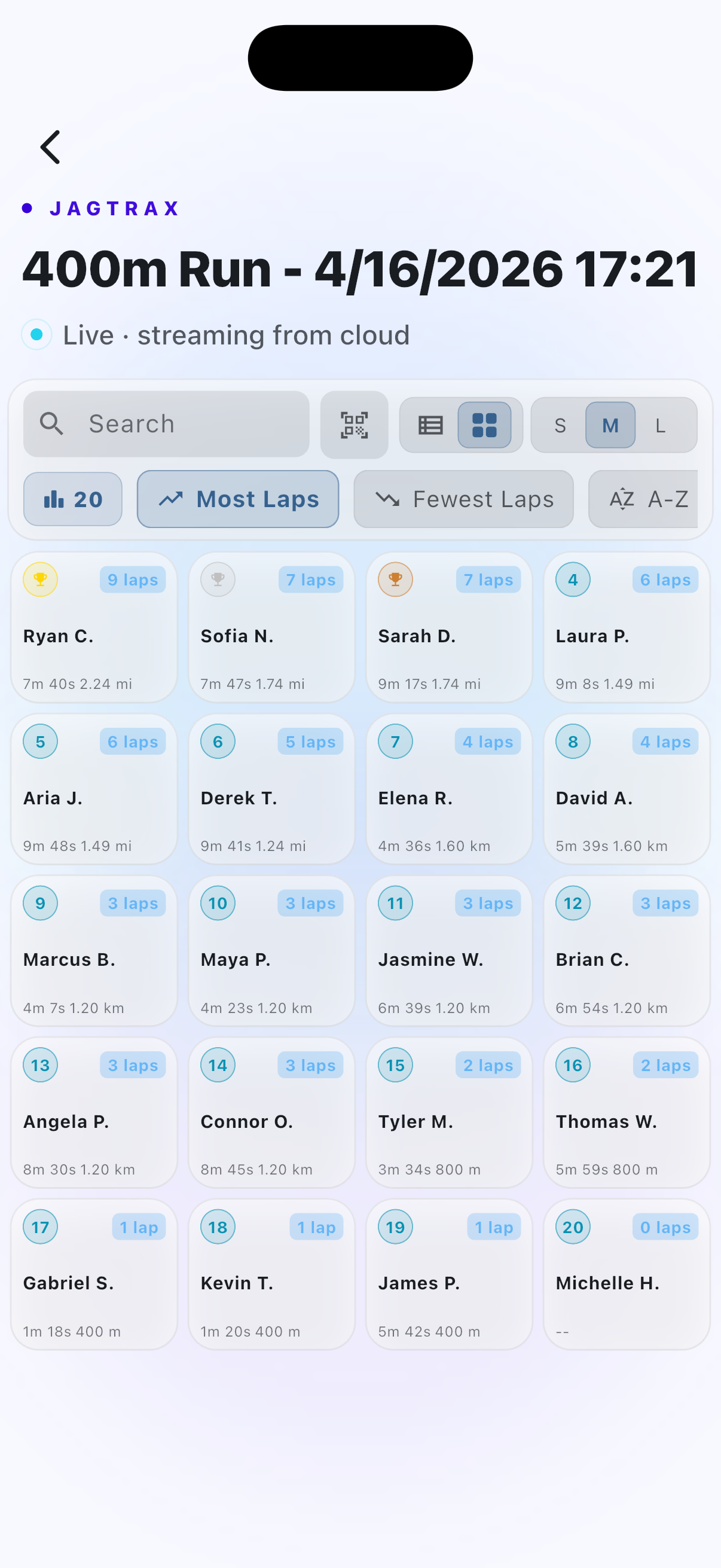 JagTrax screenshot