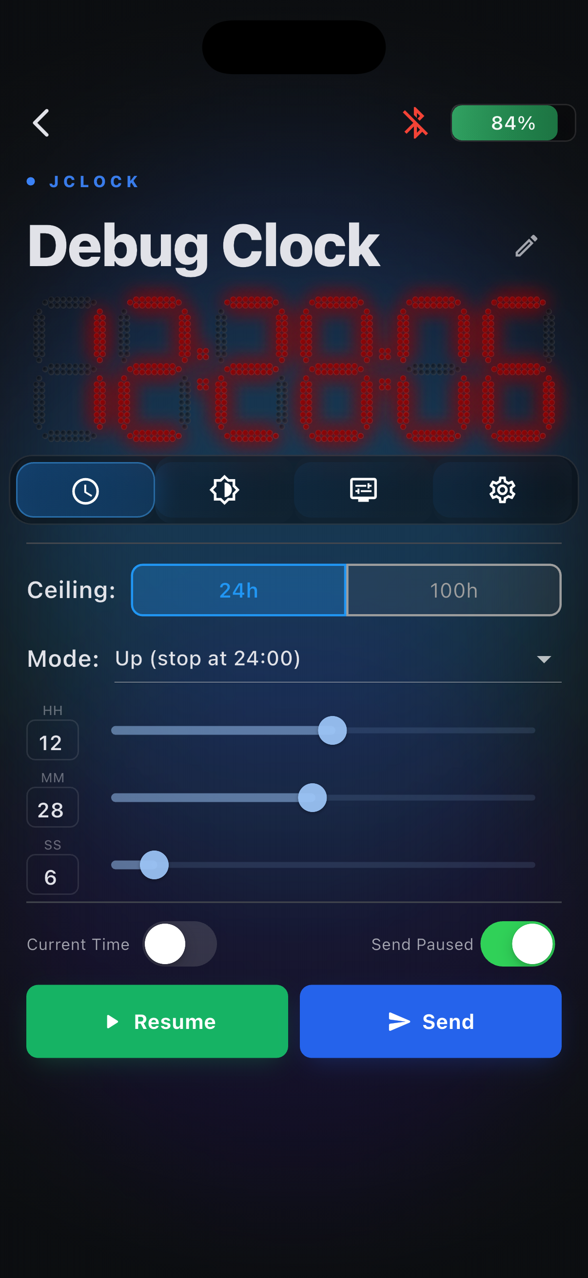 jClock screenshot